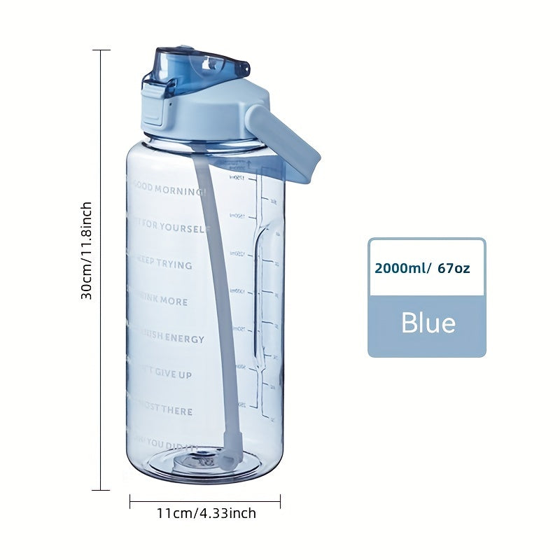 2 Liter Reusable Water Bottle